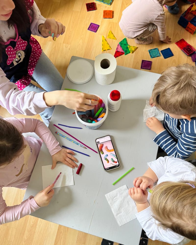 Children's activity at Zvonček