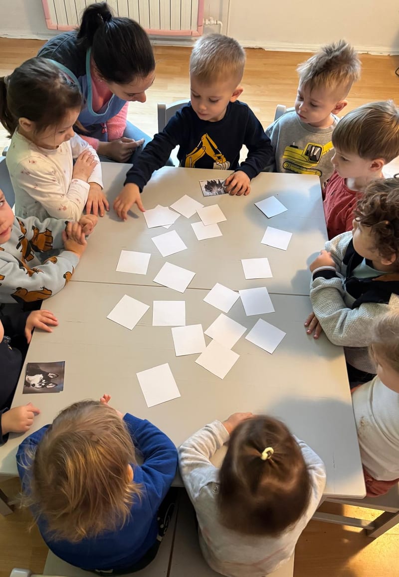 Children's activity at Zvonček