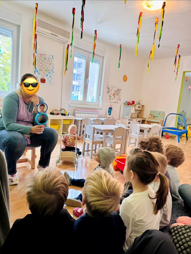 Children's activity at Zvonček