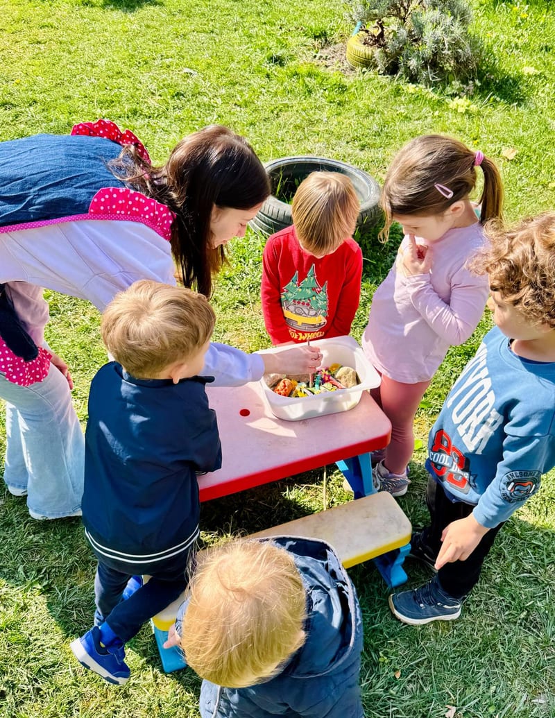Children's activity at Zvonček
